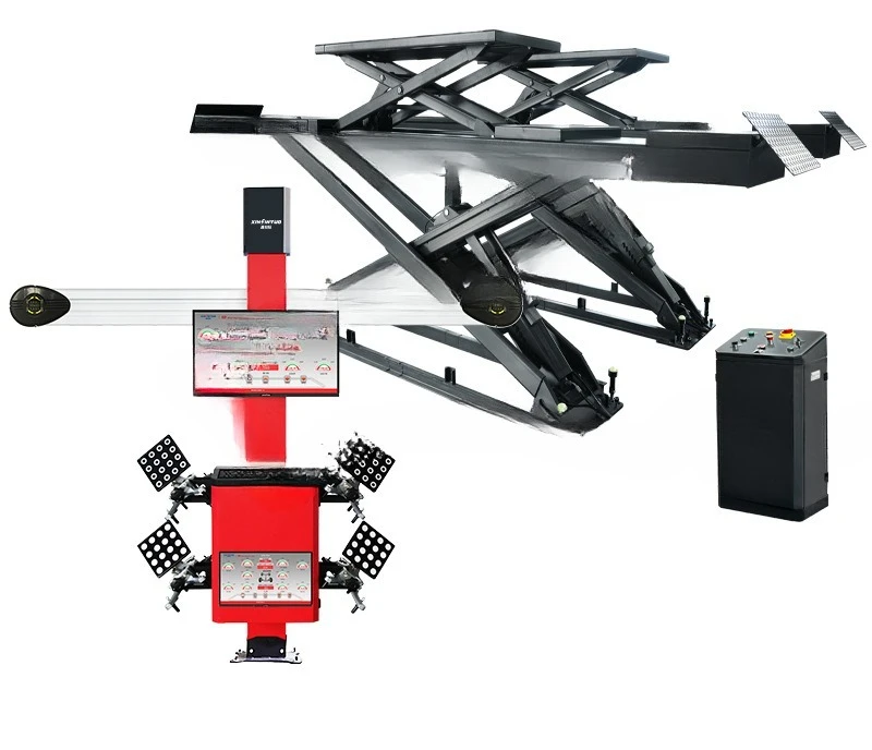 Wheel Alignment Machine - Grand élévateur à ciseaux pour voitures