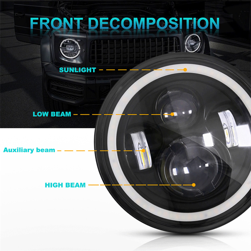Phare LED blanc Halo Angle yeu - Headlight Aiming Tool avis et prix